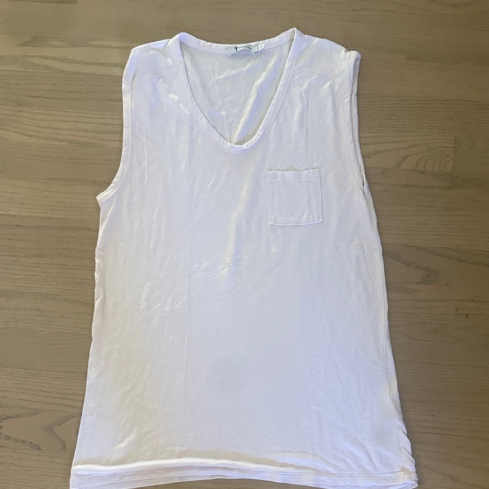 Alexander Wang Pale Pink Sleeveless Pocket Tank Top